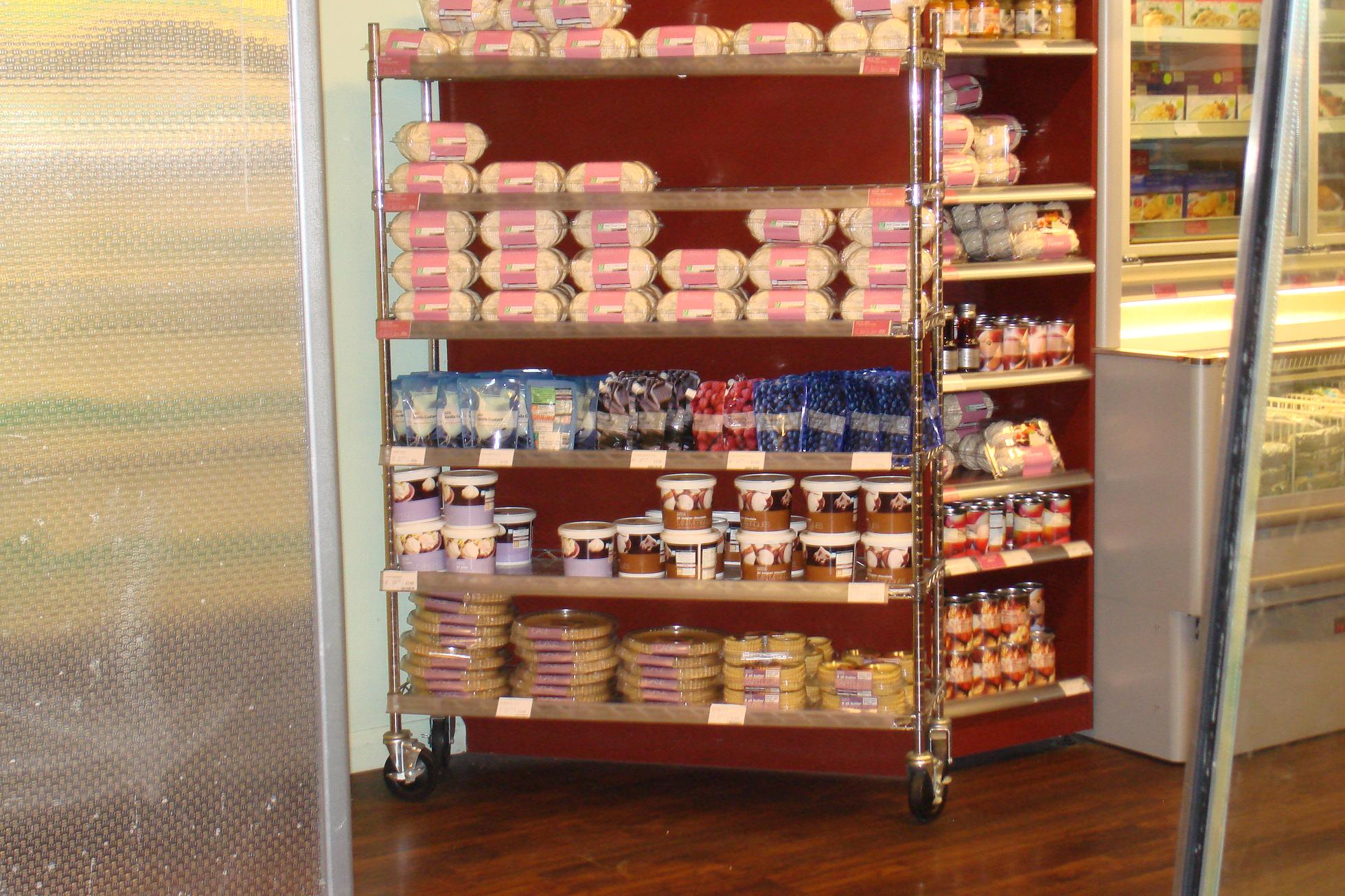 Ultra Power shelving used in Retail
