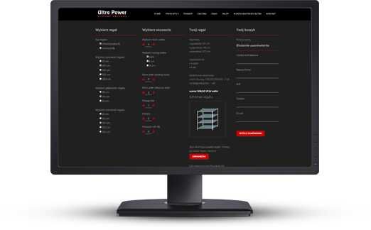 Ultra Power rack configurator preview