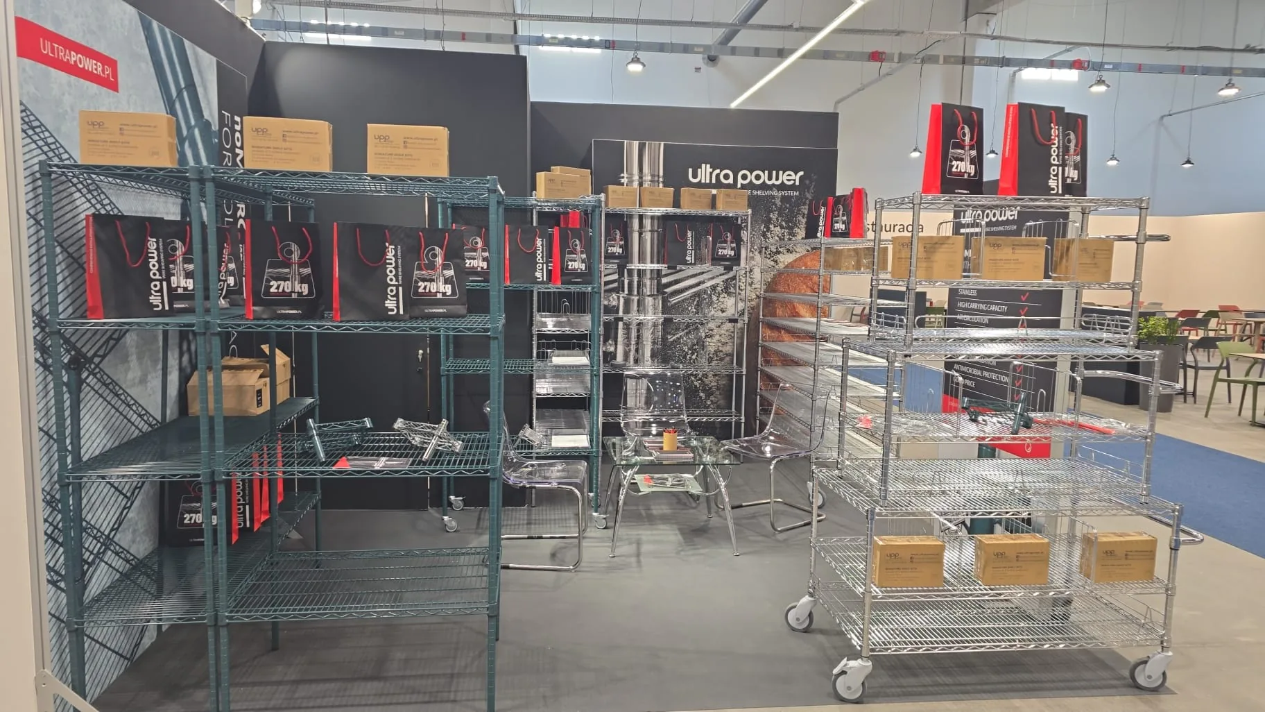 Wide view of the Ultra Power exhibition stand at EUROGASTRO 2025