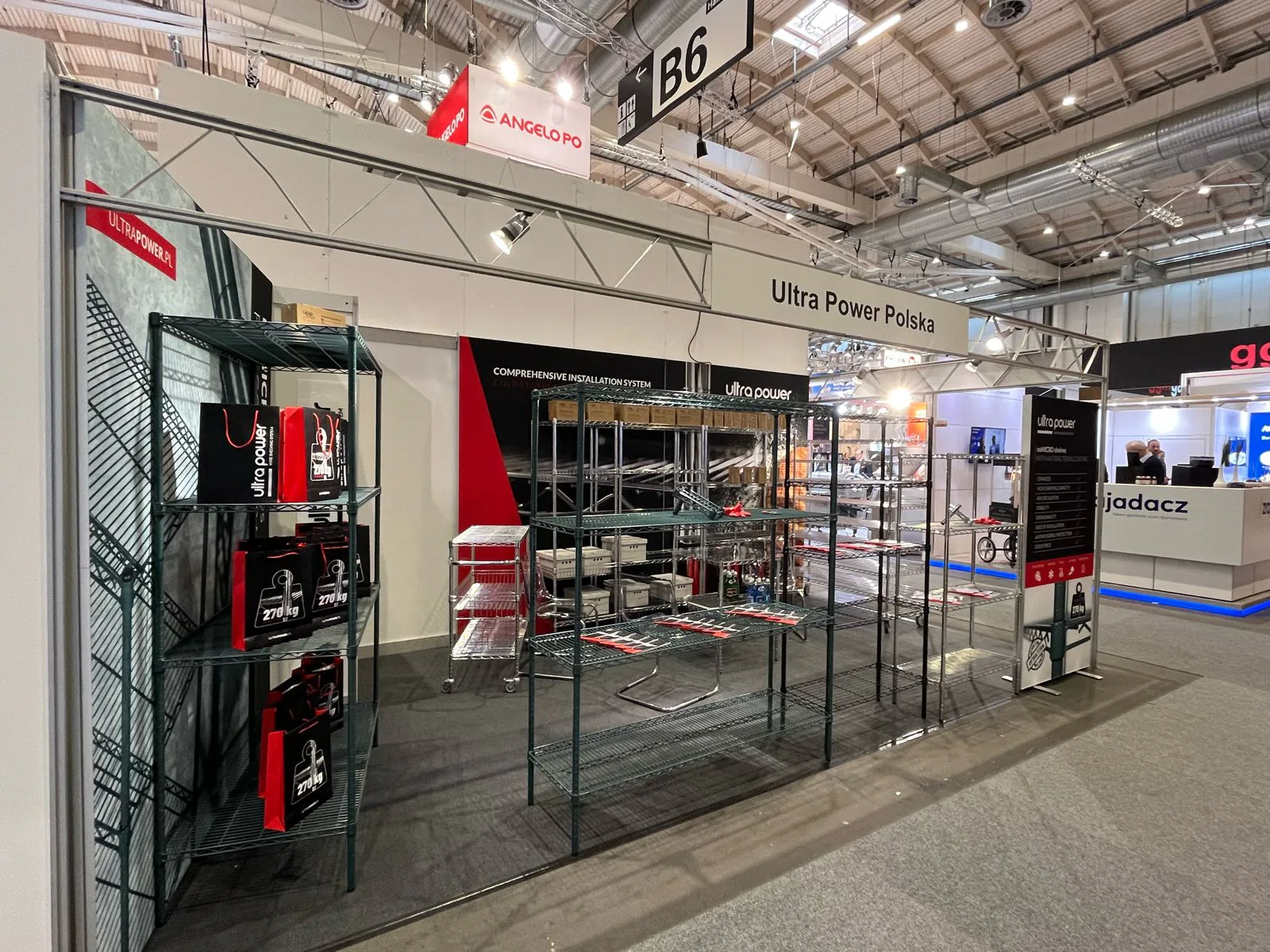 Front view of the Ultra Power Polska stand at INTERNORGA 2024