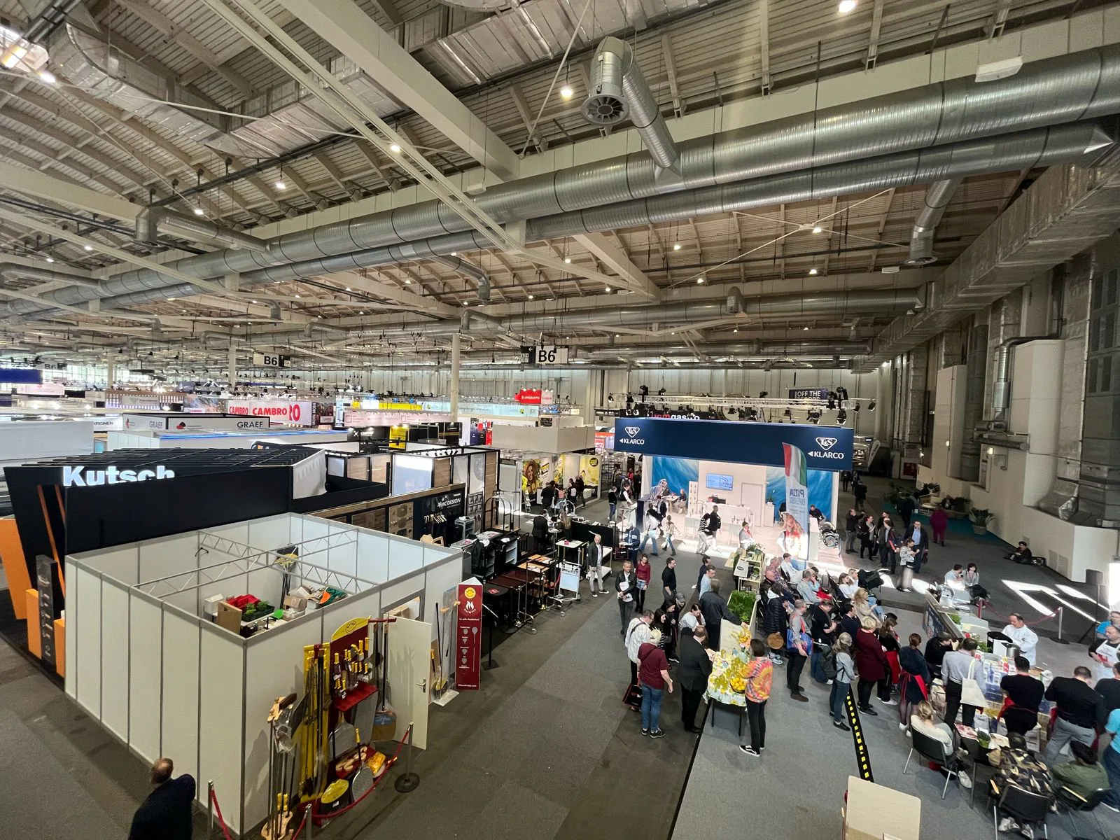 INTERNORGA exhibition hall seen from above in Hamburg in 2024